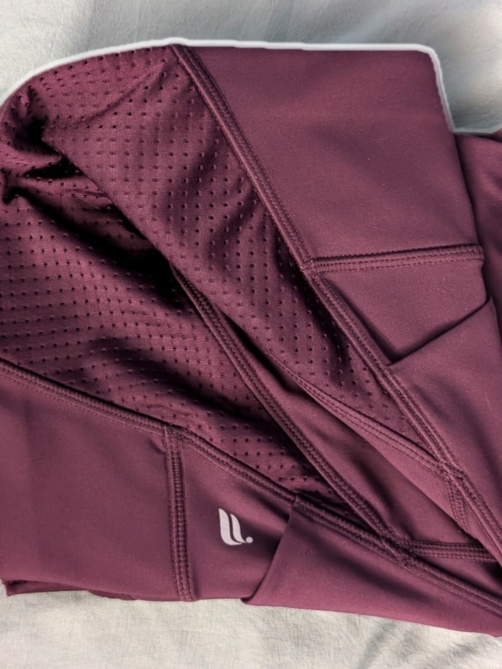 Burgundy Fabletics Leggings